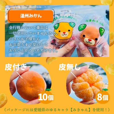 冷凍みきゃんセット みきゃん盛り 温州みかん18個セット(皮付き 10個・皮無し8個)