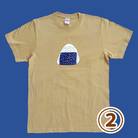 オリジナル 手刷り Tシャツ【おにぎり Lサイズ】メンズ レディース