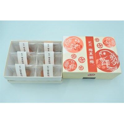 【岩谷】紀州　梅真鯛梅　六個入　M152