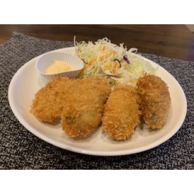 大粒の牡蠣を使用!カキフライ40粒(約1.6kg)　油で揚げるだけの簡単調理!～神奈川県大磯町～