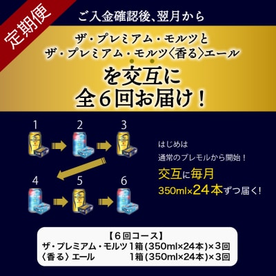【月替わり6回定期便】プレモル 香るエール 2種 350ml 24本 ch016-006rz
