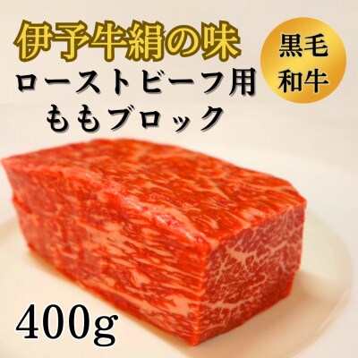 ★パーティーの主役★　伊予牛絹の味　ローストビーフ用　ももブロック肉　400g