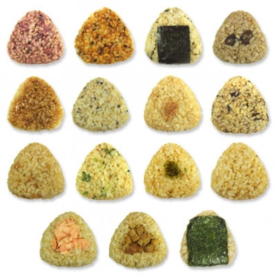 玄米おむすび15種15個セット×2[30個]