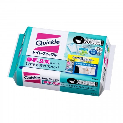 トイレクイックル　つめかえ用　ジャンボパック　20枚入×12パック(ミントの香り)