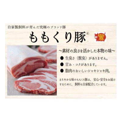ももくり豚しゃぶしゃぶ用　4種類　約1.1kg