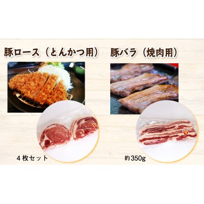 ももくり豚セット(とんかつ・焼肉・しゃぶしゃぶ用)5種 約2.4kg