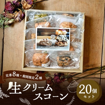 焼菓子 生クリームスコーン 20個 セット 訳あり[No5354-0287]