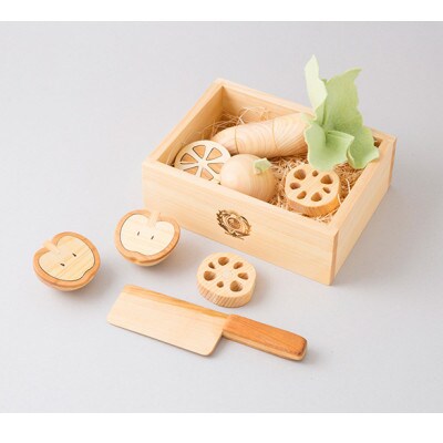 【木のおもちゃ】ちいさなままごとセット