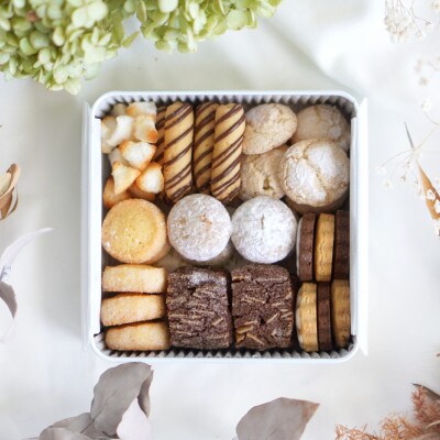 cafe muku クッキー缶【店内手作りクッキー詰め合わせ(グルテンフリー)】