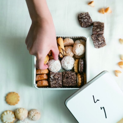 cafe muku クッキー缶【店内手作りクッキー詰め合わせ(グルテンフリー)】