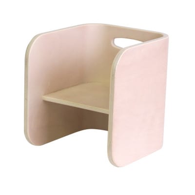 HOPPL(ホップル) オリジナル商品　コロコロチェア(IV)　専用チェアパッド(ミルクティー)付き