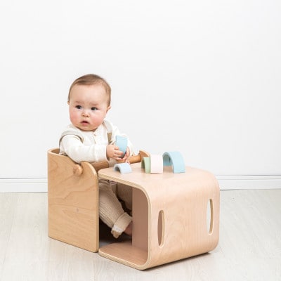 HOPPL(ホップル)オリジナル商品　コロコロベビーチェア ナチュラル