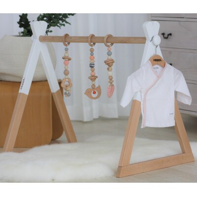 HOPPL(ホップル)オリジナル商品　ベビージムセット ホワイト/ブルー