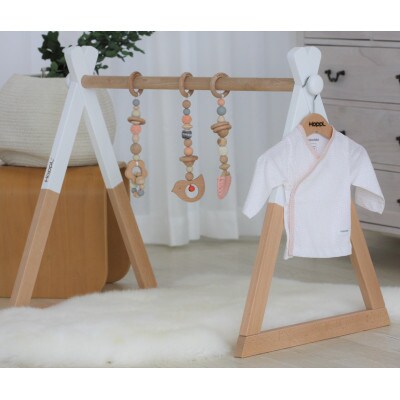 HOPPL(ホップル)オリジナル商品　ベビージムセット　ホワイト/ピンク