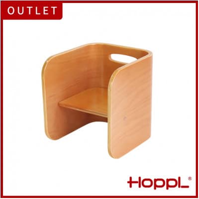 【アウトレット品】HOPPL(ホップル)コロコロチェア　ナチュラル