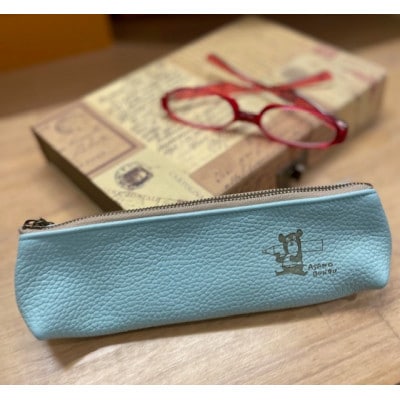 あさの文具×かわえもん　ブングマレザーペンケース　ASANO BUNGUみくじ付き
