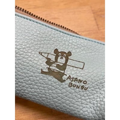 あさの文具×かわえもん　ブングマレザーペンケース　ASANO BUNGUみくじ付き