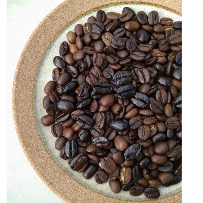焙煎したてのコーヒー豆セット(深煎りブレンド[夜のしずく]豆と水出しアイスコーヒー)