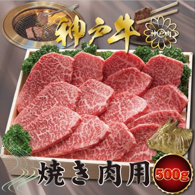 神戸牛(神戸ビーフ)焼き肉用 500g KNY2 【2026年4月より順次発送】