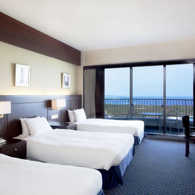 【沖縄かりゆし】オーシャンタワー/オーシャンビュールーム ペア1泊宿泊券(朝・夕付)