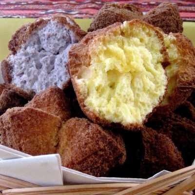 【琉球銘菓 三矢本舗】 三矢サーターアンダギー 8種詰め合わせ(15個×2袋)