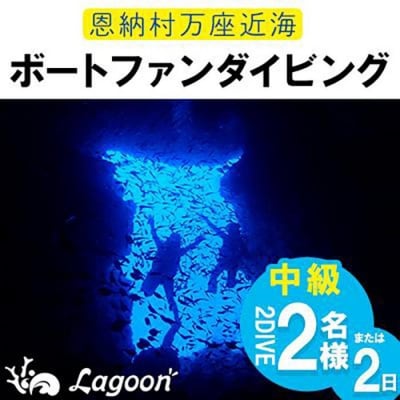 万座近海ファンダイビング中級2DIVE(2名or2日)【恩納村ラグーン】