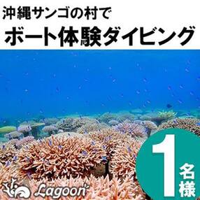 沖縄サンゴの村でボート体験ダイビング【恩納村ラグーン】