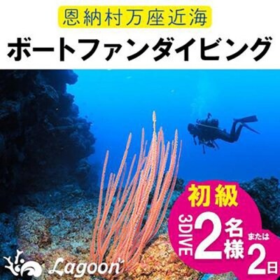 万座近海ファンダイビング初級3DIVE(2名or2日)【恩納村ラグーン】