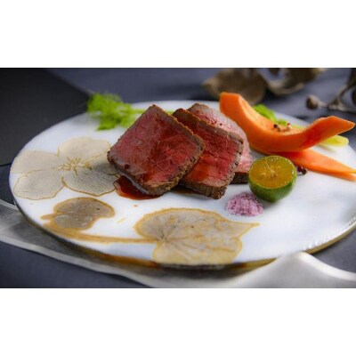 つづるガラスアート　ゆうなの花　HAKU「食器3点セット」吉田 栄美子
