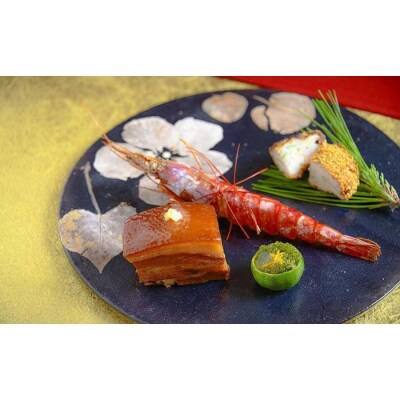 つづるガラスアート　ゆうなの花　SUMI「食器3点セット」吉田 栄美子