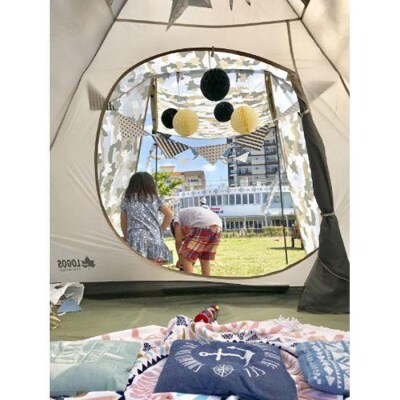 親子アクティビティ　親子でバスグランピング!!(3人家族用)|★事前予約要★