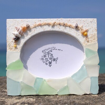 【ペアで体験】手作り体験 2名 シーグラスクロック・シーグラスフォトフレーム