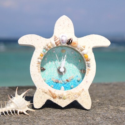 「カメクロック」「ファミリーフォトフレーム」セット【沖縄の海からの贈り物】