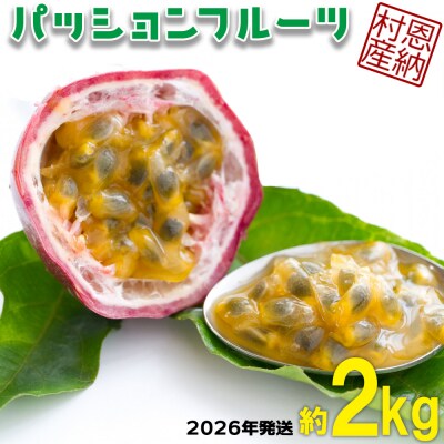 【2026年発送】産地認定!!恩納村産パッションフルーツ(約2kg)