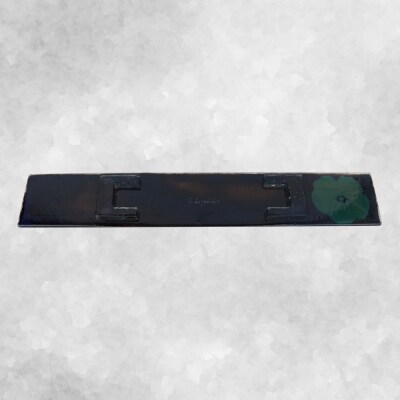 【つづるガラスアート】ゆうなの花 細長平皿-SUMI- 1枚