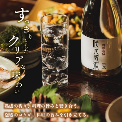 咲元酒造 咲元蔵波/SAKIMOTO KURAHA25度(1800ml×6本)セット
