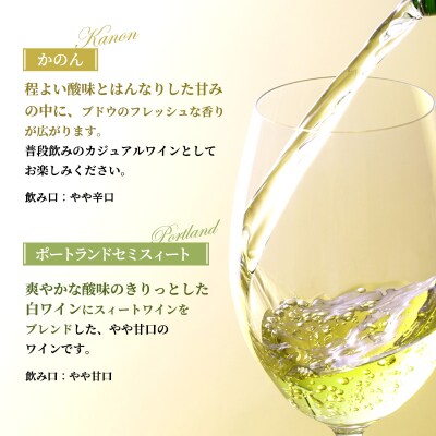 kanonzオリジナル白ワイン2種セット[No.5613-0103]