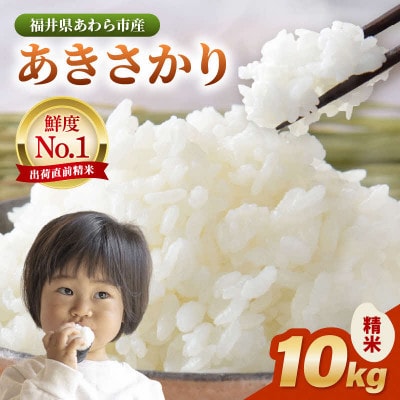 【令和7年産】あきさかり 精米 10kg × 1袋(計10kg)