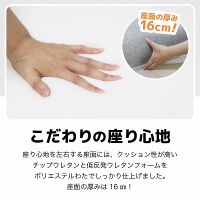 【ブラウン】ソファみたいな座椅子 ニーノ 1人掛け