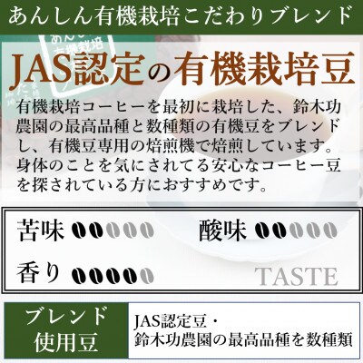 【毎月定期便】【粉タイプ】あんしん有機栽培こだわりブレンド150g×2袋(計300g)全6回
