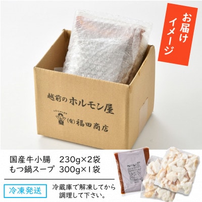 越前のホルモン屋 国産牛 ぷるるんもつ鍋セット