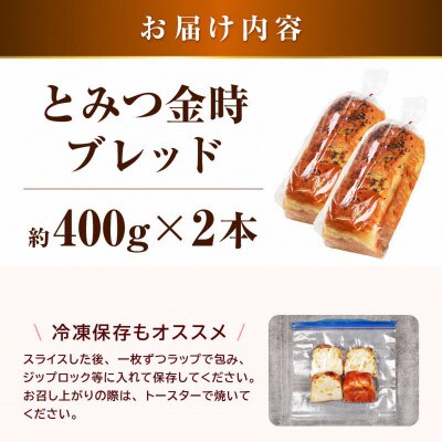 【道の駅 年間売上4000本突破!】とみつ金時ブレッ ド 2本(約400g×2本)/ パン