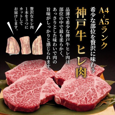 神戸牛ヒレ肉 1本(約2.5kg)[No5698-0869]