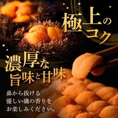 ≪氷温熟成≫生折うに(天然バフンウニ)　100g×2枚_111004