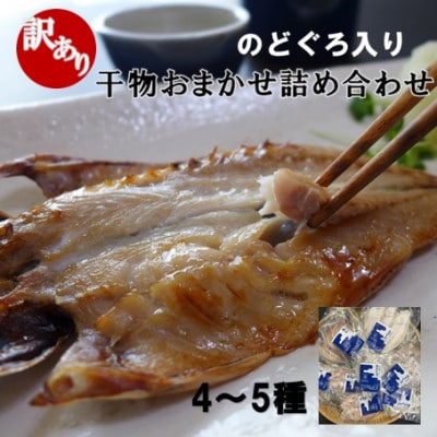 【訳あり】魚の干物おまかせ詰合せセット(のどぐろ入り)(干物4〜5種)　(A191)