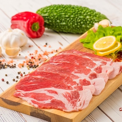 あぐー豚 焼肉用肩ロース1kg(250g×4パック) JAおきなわ銘柄豚推進協議会認証