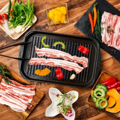 あぐー豚　焼肉用バラ肉1kg(250g×4パック)JAおきなわ銘柄豚推進協議会認証