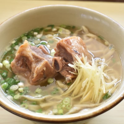 【郷土の伝統の味】自家製麺　沖縄そばミックス6食セット(三枚肉そば×3、ソーキそば×3)