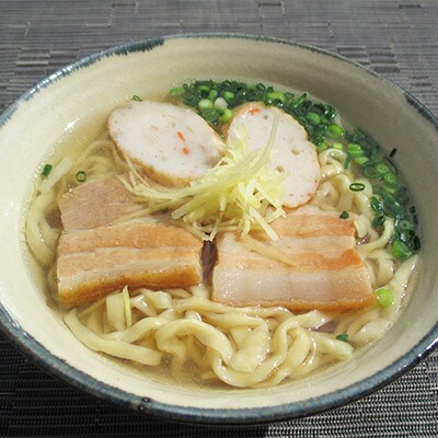【郷土の伝統の味】自家製麺　沖縄そばミックス8食セット(三枚肉そば×4、ソーキそば×4)