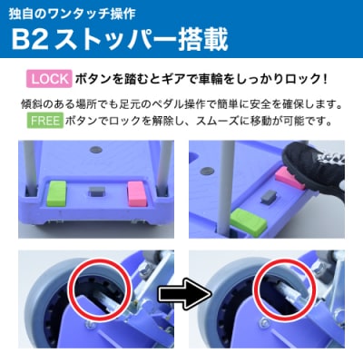 コンパクトキャリー(積載荷重150kg)YNC-7050RB ナンシン
